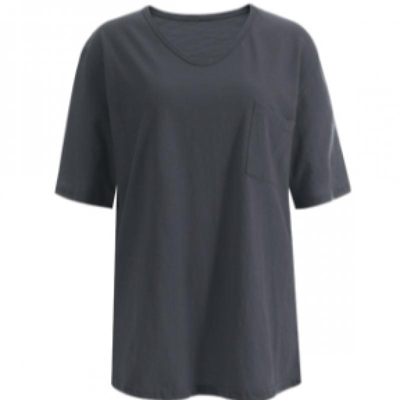 Shop Women PockeT Basic V Neck oVersized Inner ShorT sleeVe T shirT Dai Wsh 14