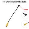 Новый 2,5 мм стерео штекер для RCA-адаптера для видеокабеля конвертера GPS