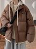 Boys' Winter Cotton Set: Faux Two-Piece Jacket & Warm Coat