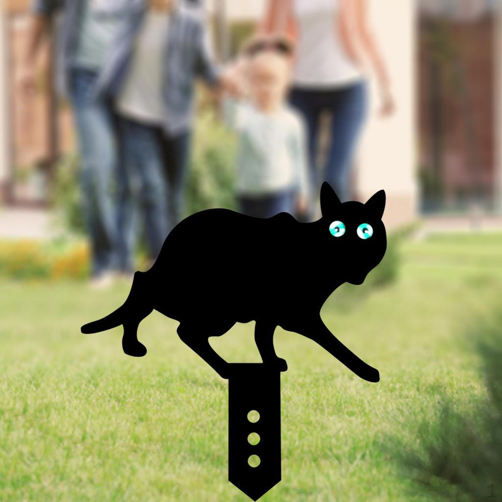 Acrylic Cat , Animals Cats Statue Decor, Ornaments Yard Decorative, Pathway, Floor, Flower Bed