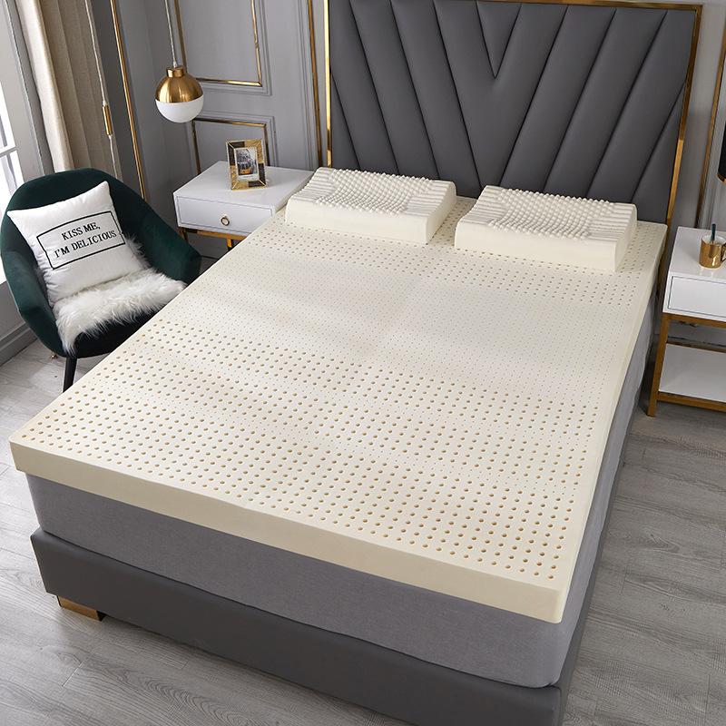 100% Thailand Natural Latex Mattress with Cover Natural Pure Rubber Mattress Top Latex Raw Liquid Thickened Home Bed Cushion Mat
