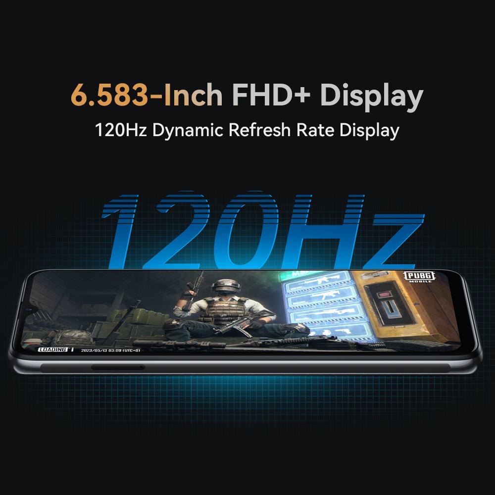 Cubot X70, Android-смартфон, Helio G99, восьмиядерный процессор, экран 120 Гц, 6,583 дюйма, 24 ГБ оперативной памяти(12 ГБ+12 ГБ расширение), 256 ГБ ПЗУ, 100-мегапиксельная камера, NFC