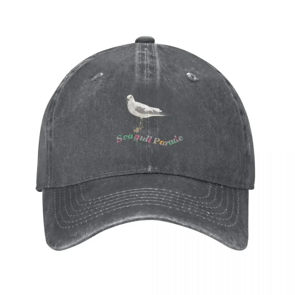 Чайка на темно-синей бейсболке Военная кепка Унисекс Для пляжа Кепка-snapback Унисекс Теннис Женская