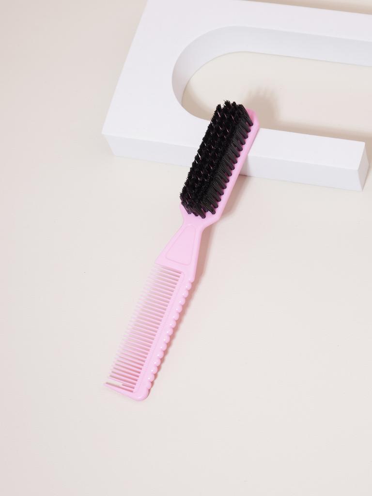 1pcs Portable Double-sided Retro Oil Brush Comb, Dual-purpose Brush for Hair Care and Beard Styling Special for Real Hair Wigs