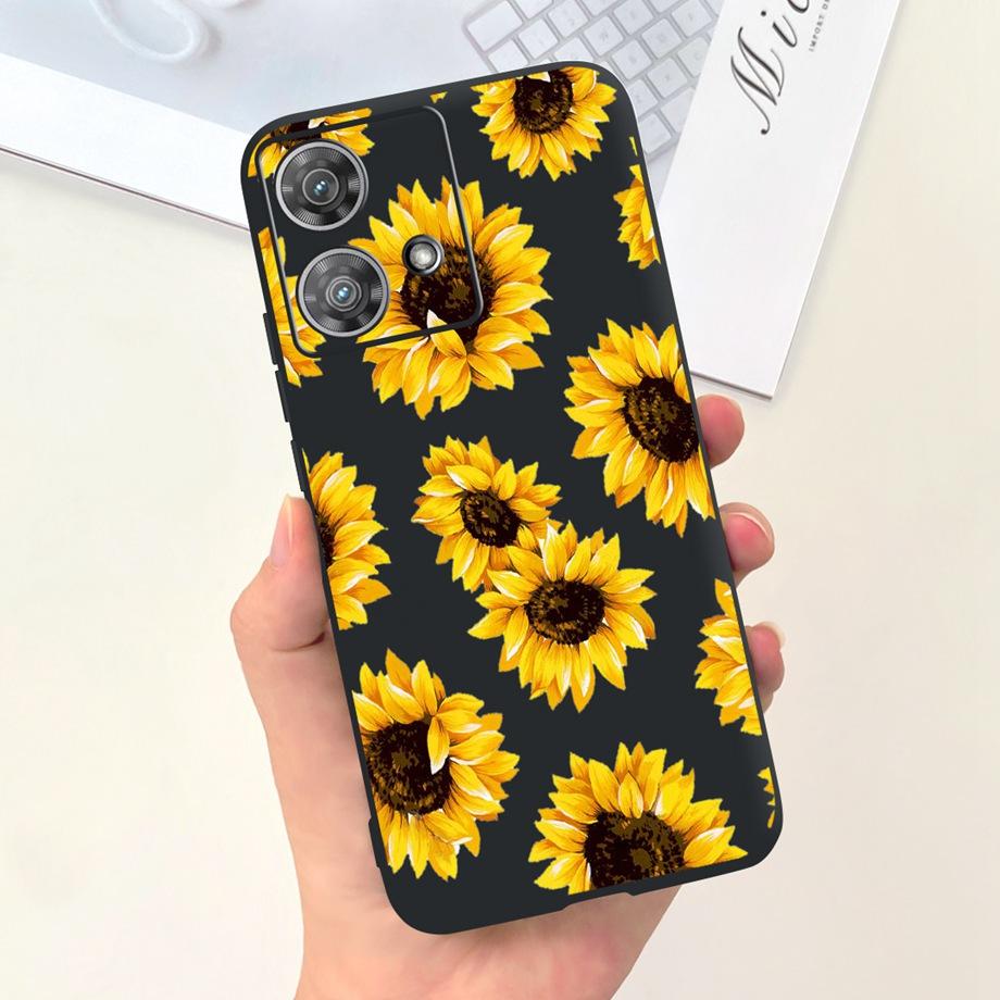 Чехол для Motorola Moto Edge 40 Neo 5G, мягкий жидкий силикон, противоударный чехол для Funda Motorola Edge 40 Edge40 Neo, желе, девичий