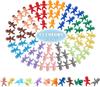 120Pcs Mini Plastic Baby Toys Baby Statues Baby Shower Games Little King Cake Dolls