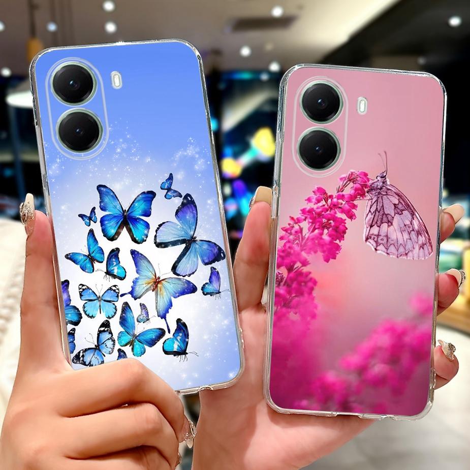 Чехол для Xiaomi Poco X7 Pro 5G Стильный окрашенный чехол Прозрачный силиконовый чехол для телефона Для Xiaomi Poco X7 PocoX7 Pro X7Pro 5G Мягкий чехол