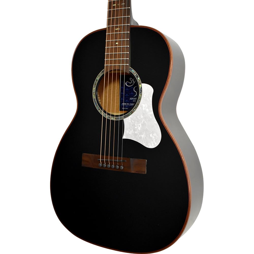 EB Acoustic Guitar Ebony Black Parlor Advanced Series S Yairi S.Yairi YAP-1000 (Ebony Black)
