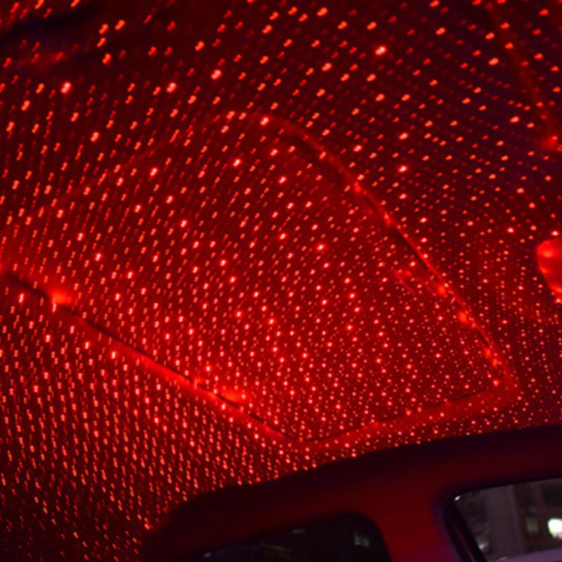 1X Романтический светодиодный ночник со звездным небом 5 В с питанием от USB, проектор звезд галактики для потолка автомобиля, декора крыши комнаты, Plug and Play