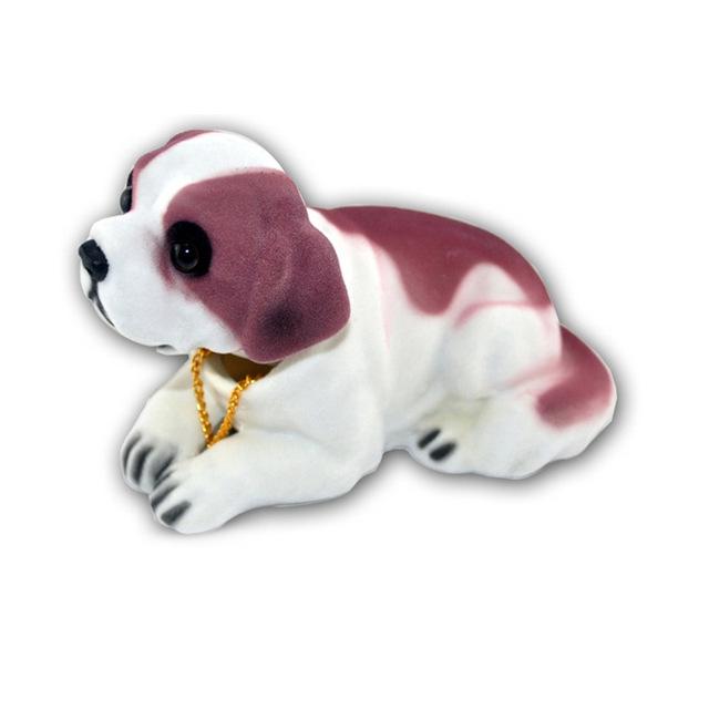 Cute Creative Car Doll Shaking Head Dog Ornaments Car Interior Decorations Auto Interior Dashboard Bobble Auto