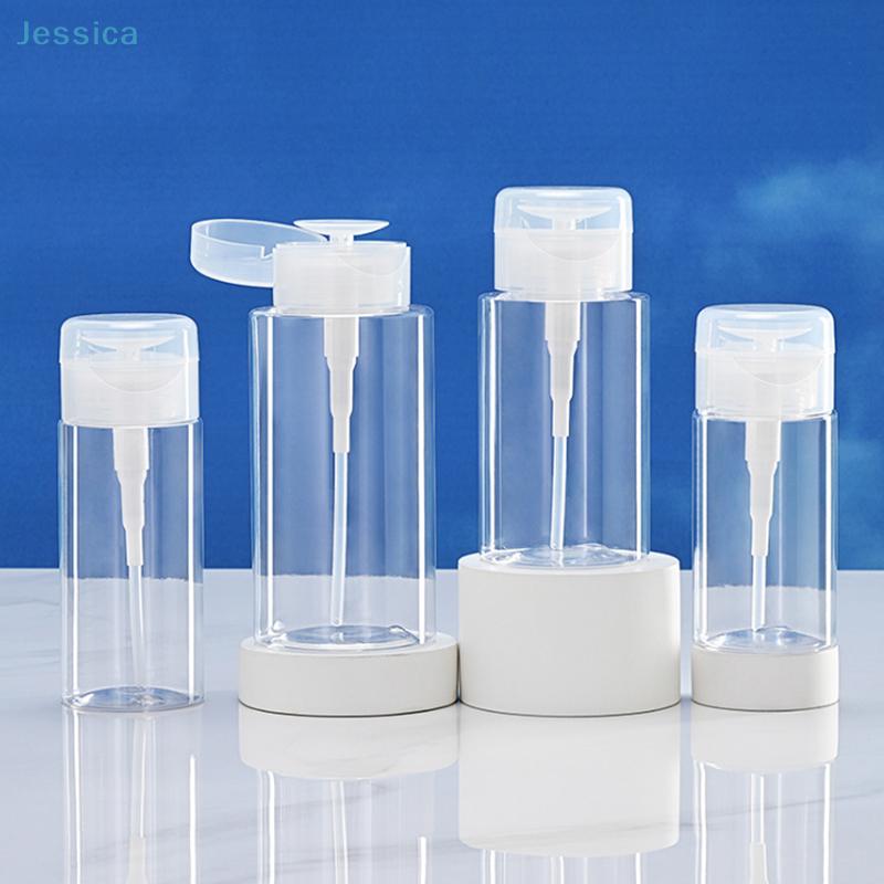 100150200300Ml Empty Press Pump Bottle Dispenser Liquid Container Refillable Remover Cleaner Polish Makeup Manicure Tool