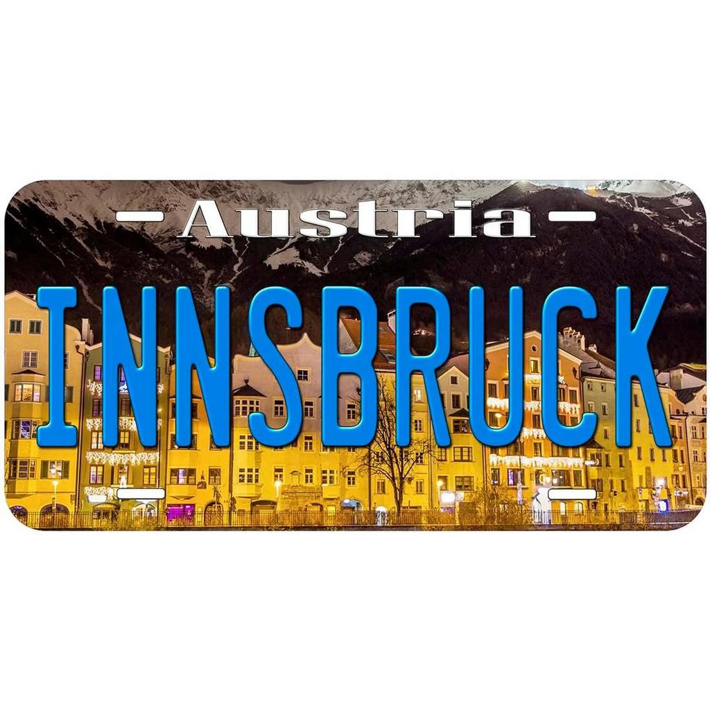 Vintage License Plates Decoration Signs Vintage New York Zurich Dublin Athens City Tags Metal Automotive Signs For Car Front