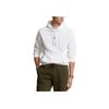 Polo Ralph Lauren Solid Color Hooded Long Sleeve Sweatshirt Men Sweatshirt White MNPOKNI16822766-100