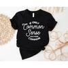 Common Sense T Shirt Sarcastic Funny Quote Desk Vintage Washed Designer Clothes Top For Everyday Wear Comfortable Fashion