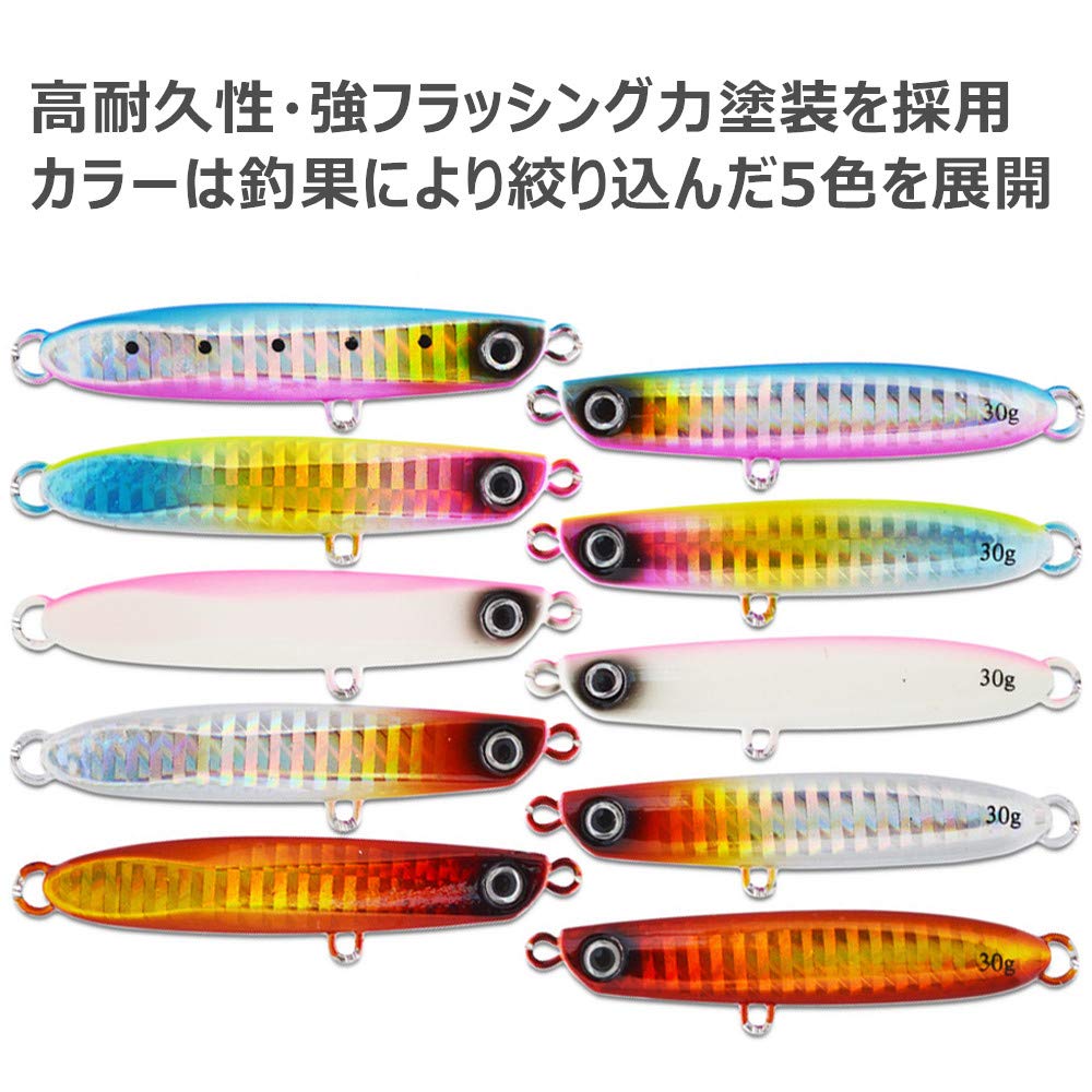 [Seiran Lure] Набор металлических джигов Приманка на камбалу Морской окунь 21 г