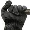 Перчатки из нержавеющей сетки - Усиленные проволочные плетеные защитные перчатки для нарезки мяса и кухонных работ - Удобная посадка для длительного ношения