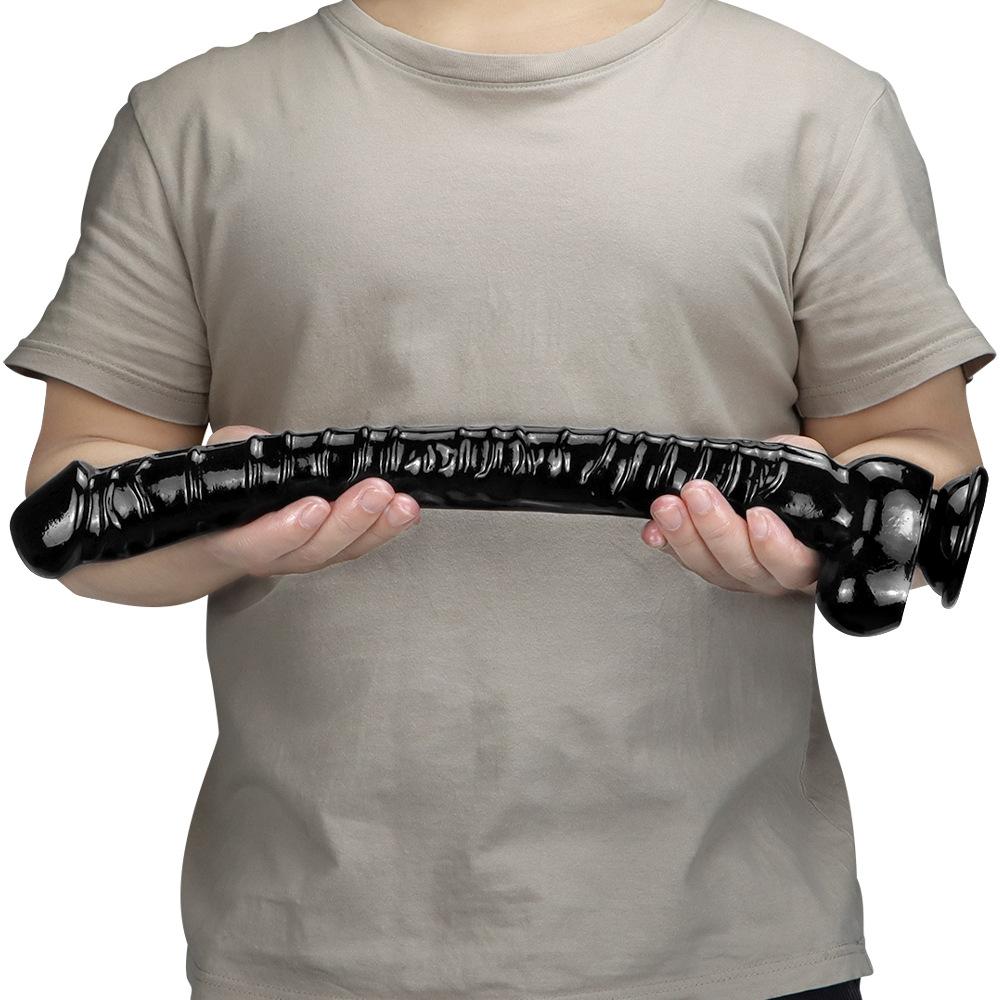 Реалистичный удлиненный силиконовый фаллоимитатор 40 см, вагинальный G-пятно на присоске, анальная пробка, гигантская анальная пробка, игрушка, женские секс-игрушки, мужская анальная пробка