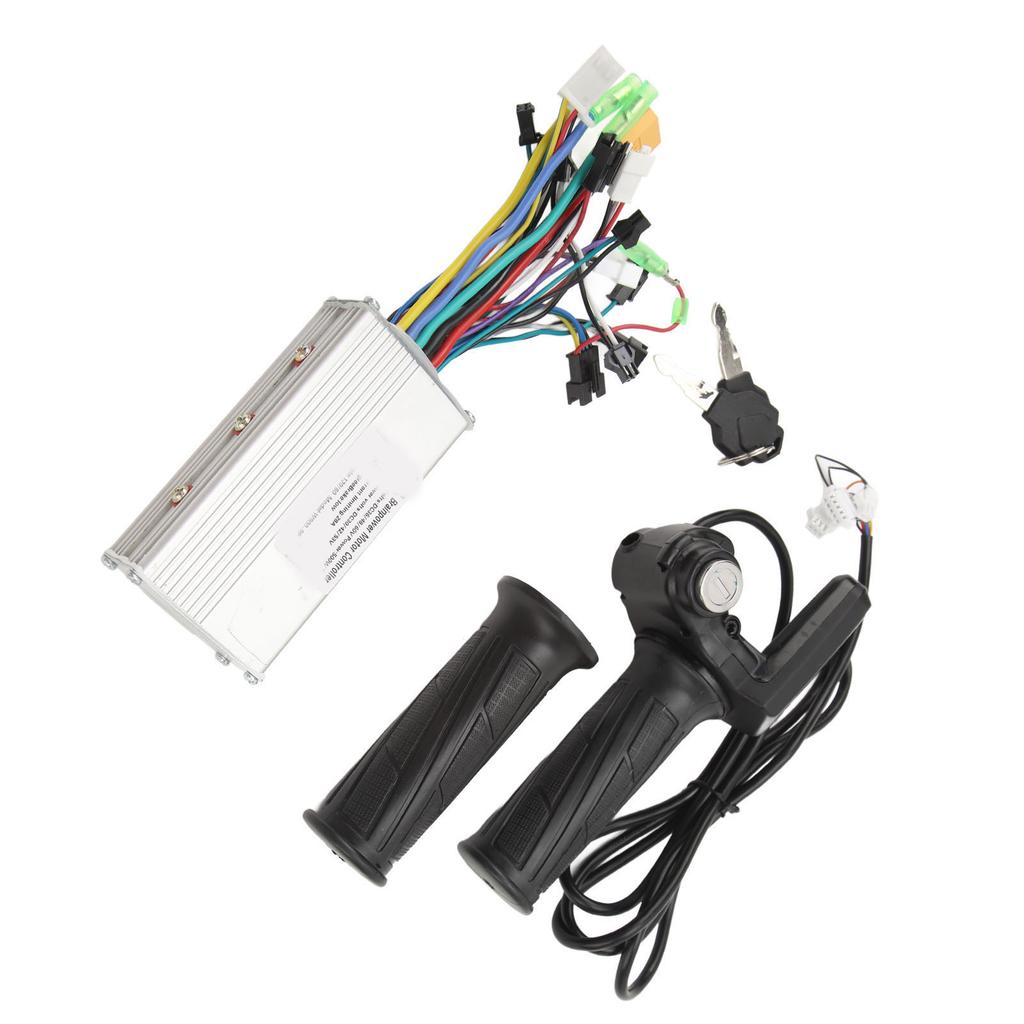 Комплект контроллера для электровелосипеда 36 В 48 В 500 Вт 28 А Синусоидальный 3 режима Бесколлекторный контроллер Панель 805 Ручка газа с поворотной ручкой Велосипед