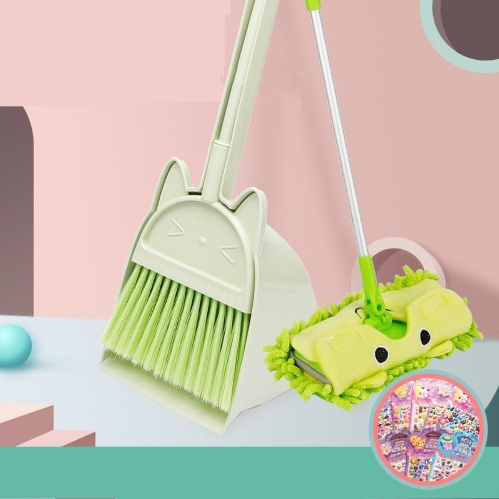 Simulation Broom Mop Set Mini Play House Toys Cleaning Broom Toy Set  Early Education Housework