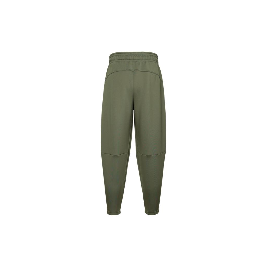 Nike Укороченные трикотажные джоггеры Dri-Fit Solid с высокой талией и шнурком, женские джоггеры цвета хаки и зеленого FB5429-325