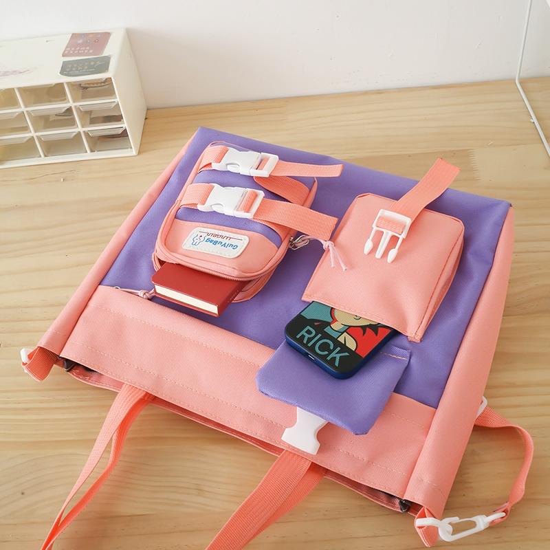 Набор школьных рюкзаков для учениц средней школы, рюкзак большой вместимости AVE