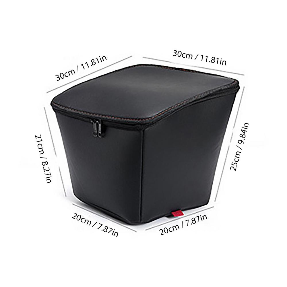 Водонепроницаемая изолированная сумка-холодильник для обеда для велосипедной корзины, сумка на передний багажник, велосипедная корзина, принадлежности для велосипедов, электромобилей