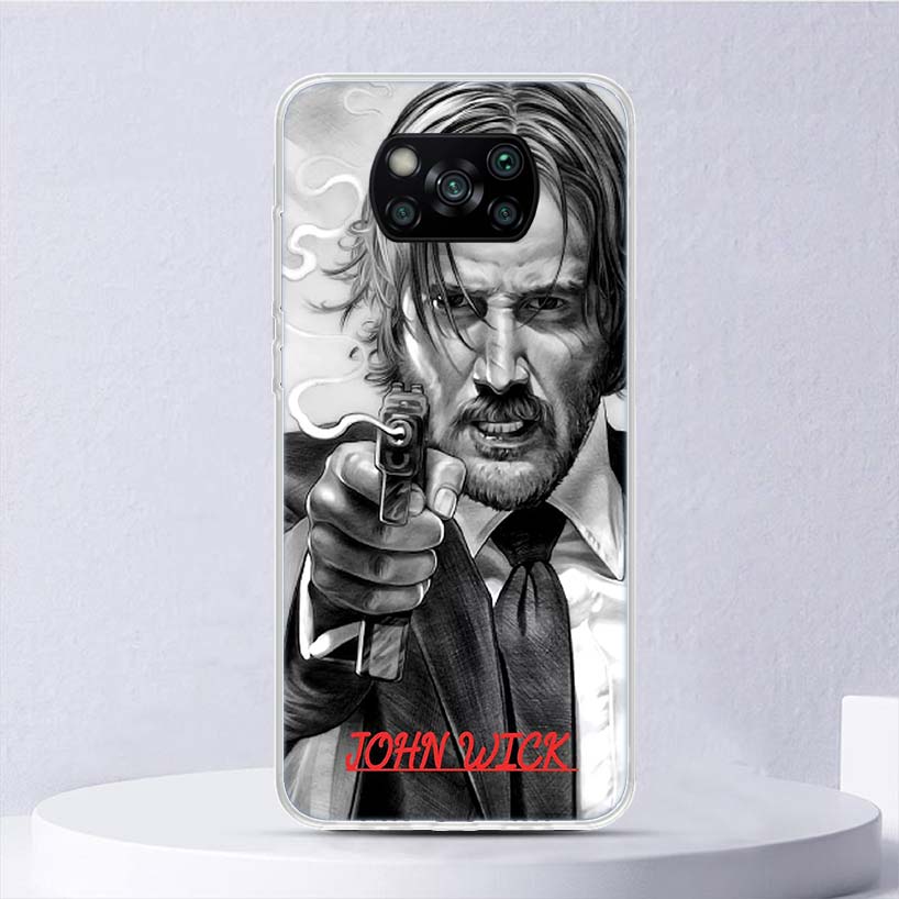 John Wick 4 Movie Soft Case For Xiaomi Poco X7 X6 X5 X4 X3 Nfc F7 Ultra F6 F5 Pro Phone Cover F4 Gt F3 M5S M4 M3 M5 M6 Coque