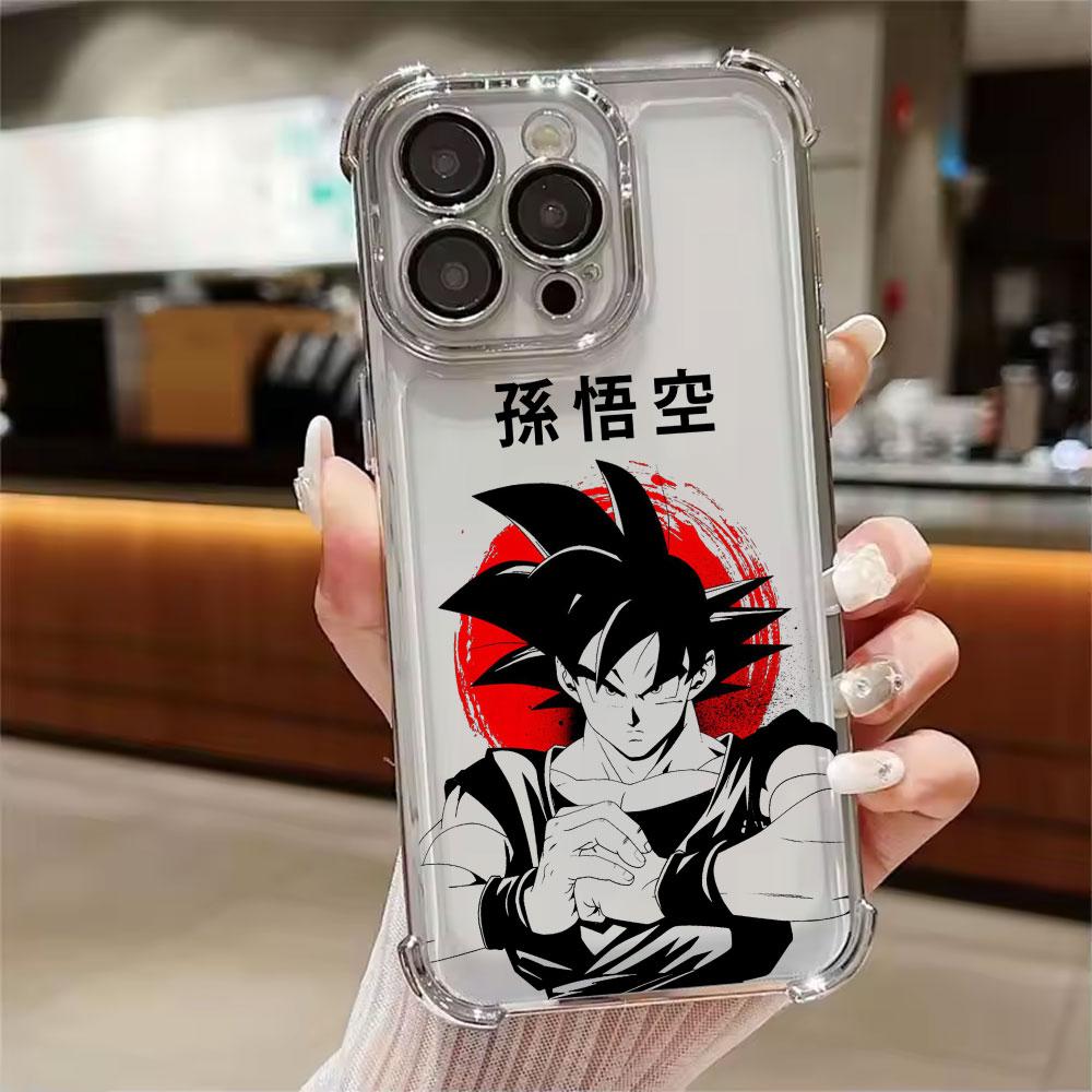 Dragons Balls Son Goku Vegeta Cartoon Phone Case For Xiaomi 15T 14T 13 Pro 15 F8 Ultra Poco X7 F7 Pro 5G X3 X6 F5 M7 Clear Cover
