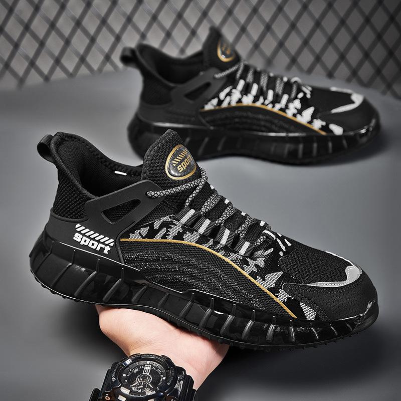 Luxury 2024 Chinese Style Trend Outdoor Casual Shoes Breathable Mesh Lightweight Men's Shoes Running and Sports Shoes Sneakers