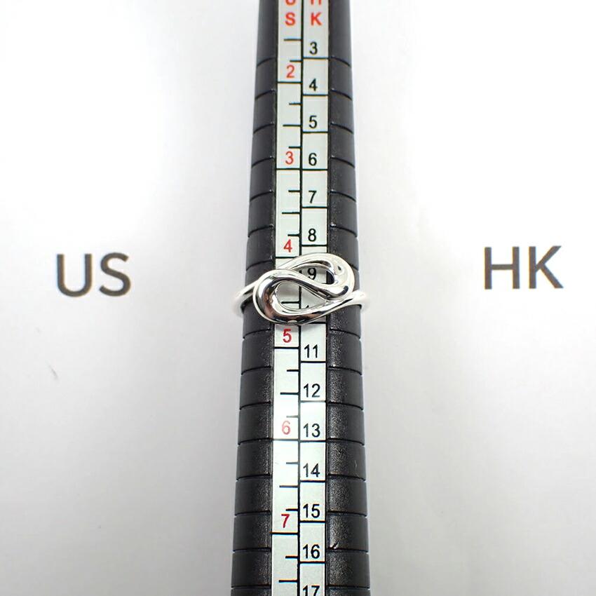 [Б/у] Кольцо TIFFANY/Tiffany 925 Open Wave Нет. 8 [г317-89]