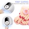 168 Вт УФ светодиодная лампа для сушки ногтей, две руки, ледяная лампа, 42 светодиода для маникюра, гелевая лампа для сушки ногтей, лампа для сушки гелевого лака