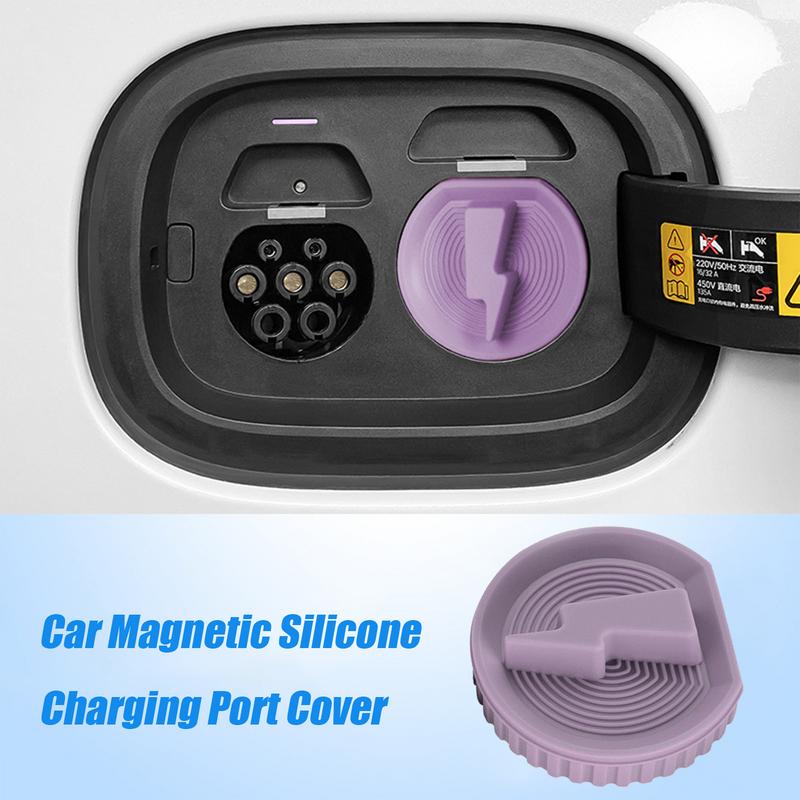 Car Charging Port Dust Plug Car Charging Port Waterproof Cover Waterproof Caps Reusable Silicone Protector Tip For Parking