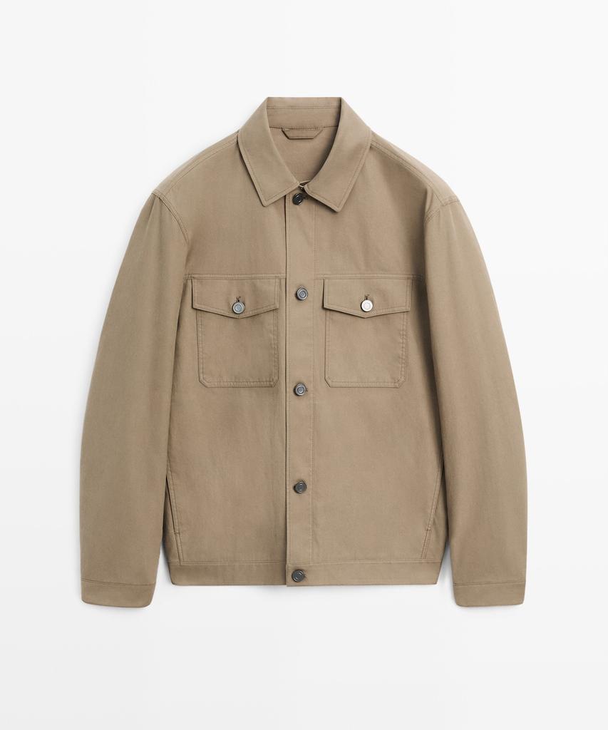 Massimo Dutti Double Pocket Trucker Style Jacket