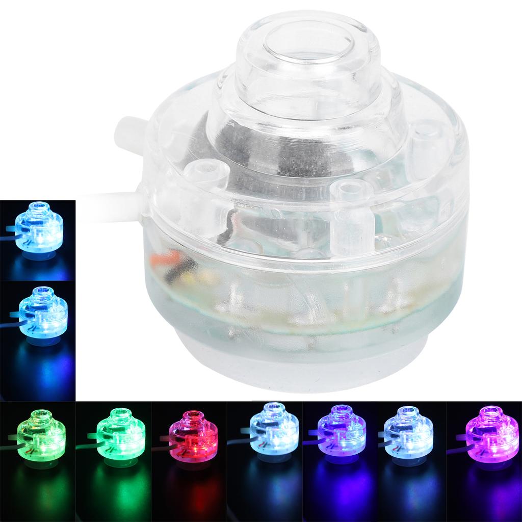 Plastic LED Fish Tanks Aquarium Colourful Gradient Spot Light Waterproof Submersible