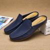 Summer Men's Half Shoes High Quality Genuine Leather Breathable Loafers Luxury Designers Men Moccasins Plus Size 38-46