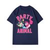 Мужская Женская My Little Pony Дружба — это волшебство Пинки Пай Тусовщица Графическая Футболка Черная Оверсайз Одежда Y2k Парные Топы