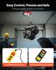 Electric Hoist Crane Winch 2200 lbs 328 ft Wireless & 14 ft Wired Remote