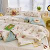 Мягкое приятное к коже летнее одеяло жаккардовое стеганое одеяло ткань 100% хлопок наполнитель соевое волокно тонкое одеяло машинная стирка детское одеяло