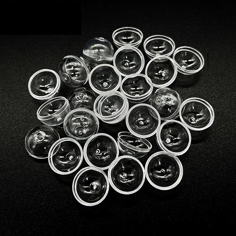 50 шт./лот Мини пустые пластиковые шары Капсульные игрушки Контейнер для шара-сюрприза Реквизит Капсула для пейнтбола Органайзер для капсул Таблетница