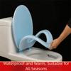Мягкая ЕВА Крышка для унитаза Утолщенный Обогреватель для ванной Сиденье Аксессуары Подушка для сиденья унитаза Отличная гибкость