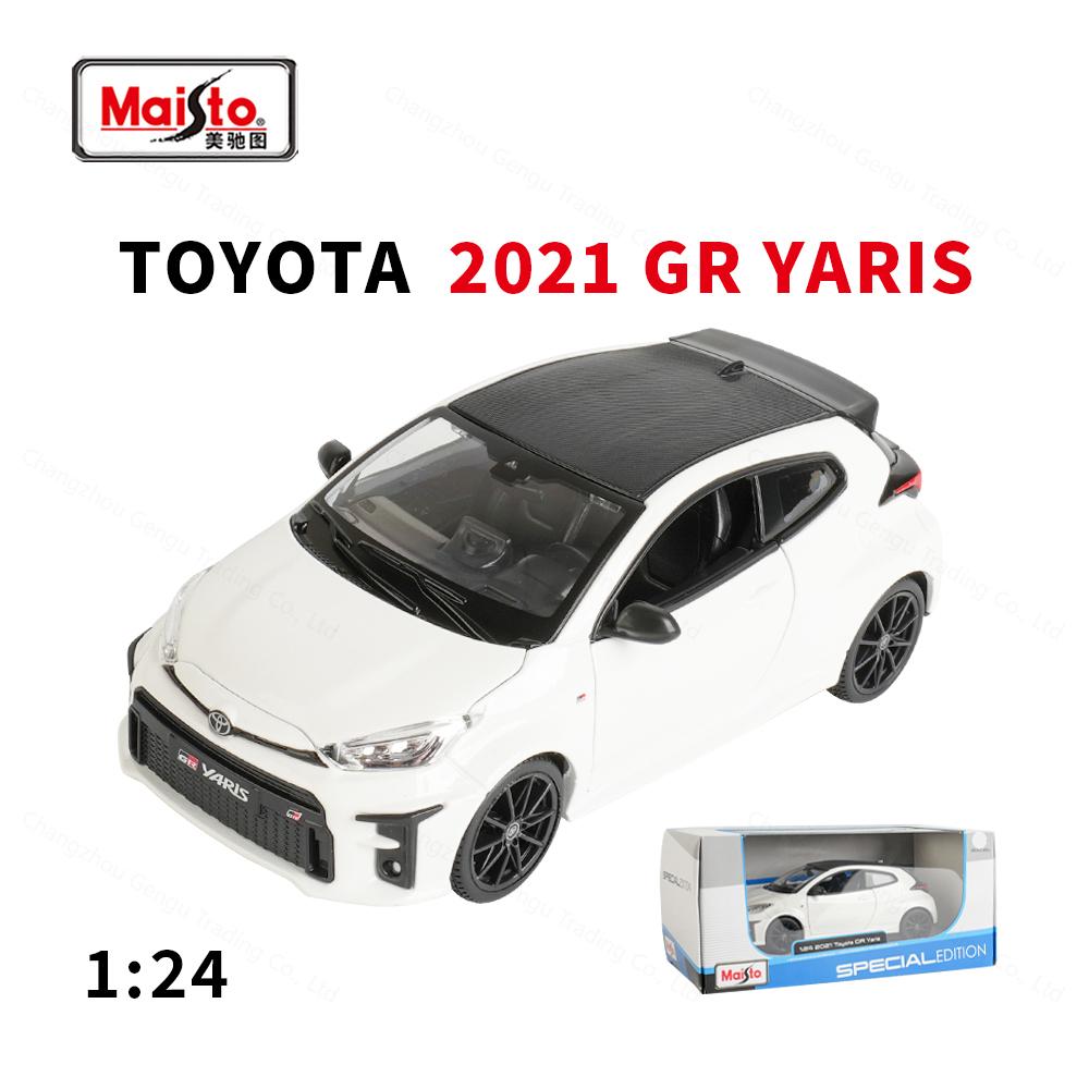 lbrnv3 Maisto 1:24 Toyota GR yaris Static Die Cast Vehicles Collectible Model Car Toys