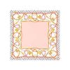 Daks Square Scarf Pink Chain Pattern Dcsc2f142