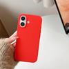 Жидкий силиконовый чехол для мобильного телефона Apple iPhone 16 15 14 13 12 11 Pro 13 mini X XR Xs Max матовый мягкий задний чехол Fundas