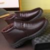 Мужские зимние ботинки Slip-On, теплые, устойчивые к холоду, новые мужские зимние ботинки, повседневные, толстые, плюшевые, удобные, хлопковые, оригинальные предложения, мех