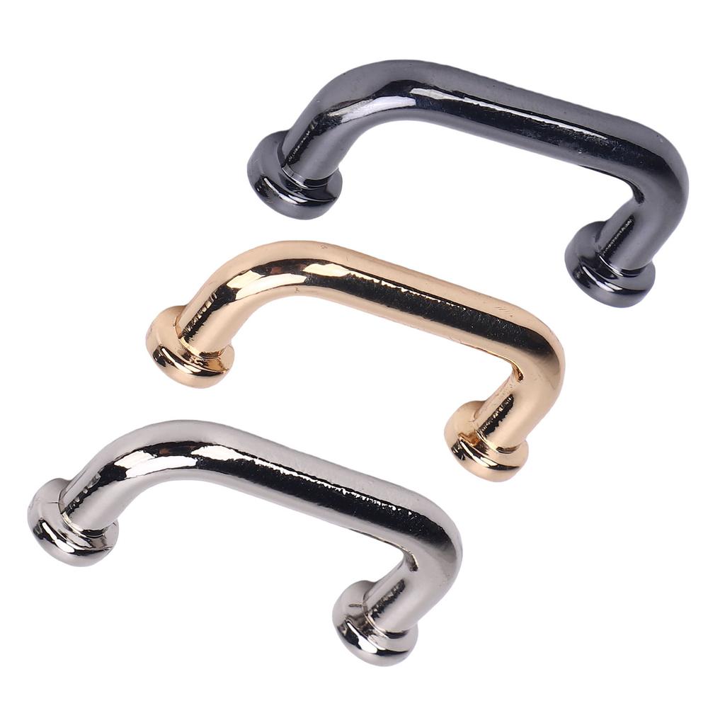 10 наборов пряжек-мостов квадратные плоские цилиндрические из цинкового сплава для кожевенного ремесла 21,8x10,5x4,3 с 5,5 мм