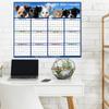 2025 Стираемый календарь Большой Влажный И Сухой Стираемый Ламинированный 12 Месяцев Ежегодный