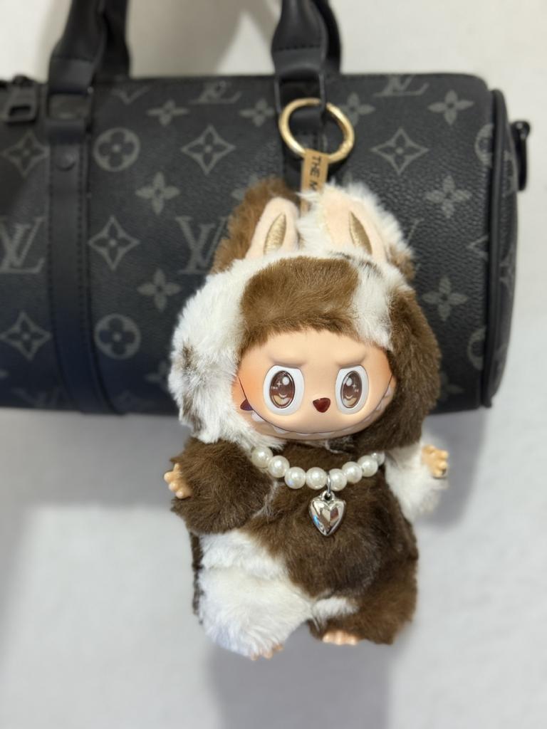 High Quality Vinyl Process Plush Toy 17cm, Tie Dye Plush Toy Christmas Gift for Children