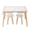Kids Sensory Table & Chair Set Sand Water Play Table with 2 Storage Bins