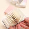 3Pcs Thick Drawing Paper Mini Drawing Book Unlined PU Leather Cover Miniature Sketchbook Blank Paper No Bleed