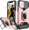 Чехол Для Для Iphone 16 1 14 13 12 11 Pro Max Plus 8 7 Plus XR X SE Слотом Для Карты Военный Кошелек Слайдер Камера Защитный Чехол